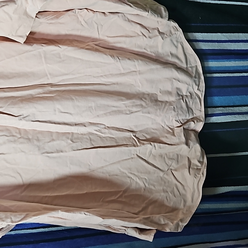 Ralph Lauren Solid Pink Large Button Up Dress Shi… - image 8